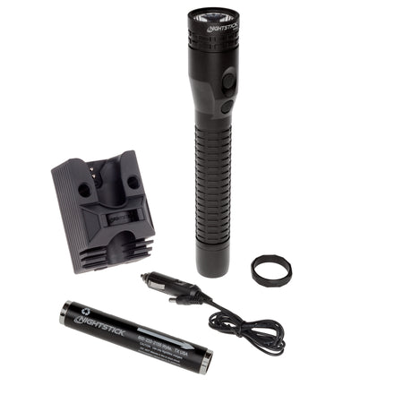 NSR-9944XLDC: Metal Duty/Personal-Size Dual-Light™ Rechargeable Flashlight (no AC power supply)