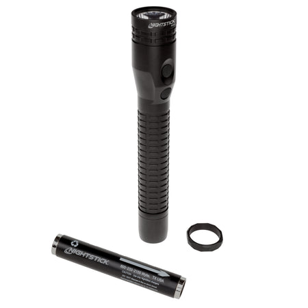 NSR-9944XLLB: Metal Duty/Personal-Size Dual-Light Rechargeable Flashlight (light & battery only)