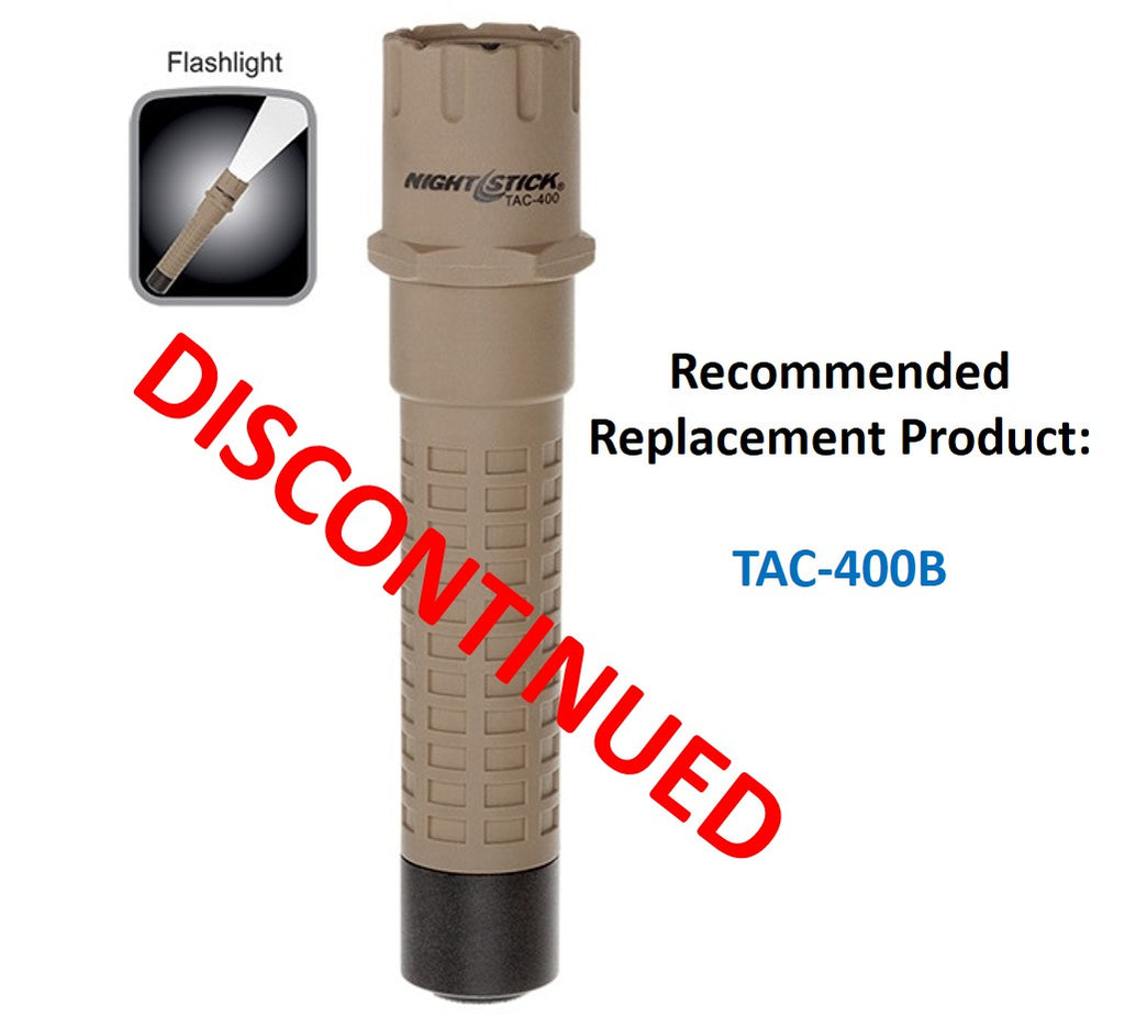 TAC-400TDC: Polymer Flashlight - Rechargeable (DISCONTINUED)