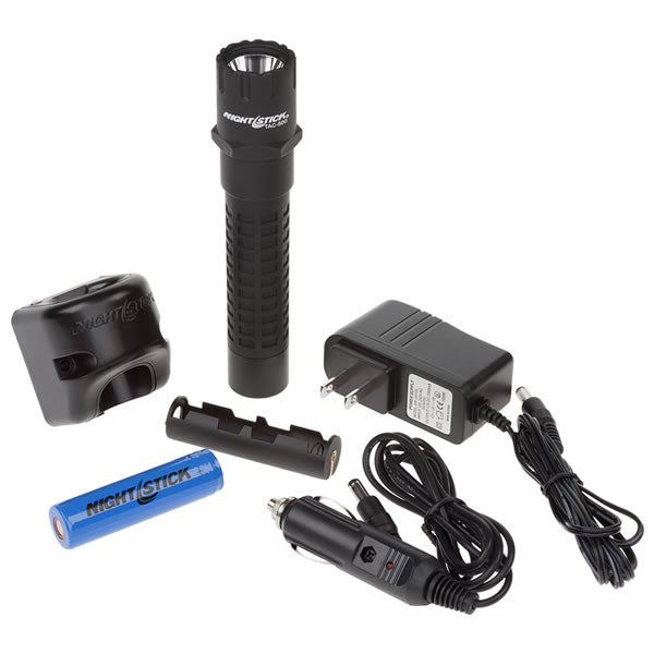 atak 500 lumen rechargeable flashlight TAC-500B: Polymer Rechargeable Tactical Flashlight (DISCONTINUED)