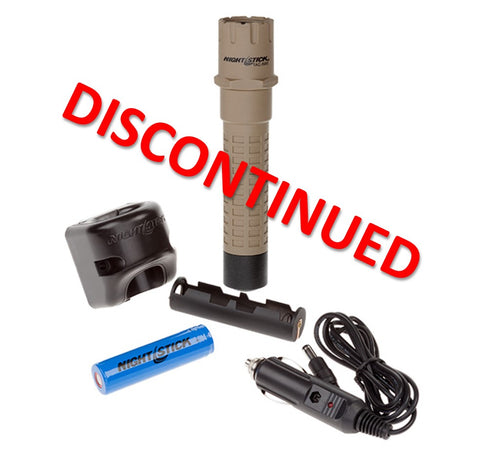 TAC-500TDC: Polymer Multi-Function Tactical Flashlight - Rechargeable (no AC power supply)