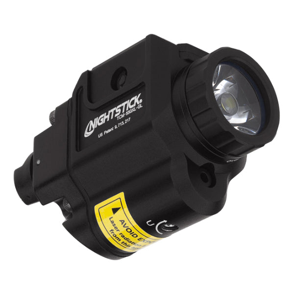 TCM-550XL-GL: Compact Weapon-Mounted Light w/Green Laser