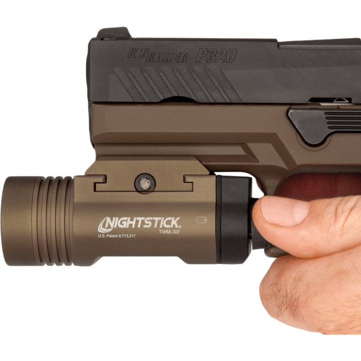 TWM-30FD: Flat Dark Earth Tactical Weapon-Mounted Light