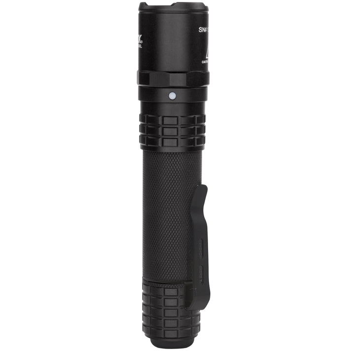 USB-558XL: USB Rechargeable Tactical Flashlight - Black