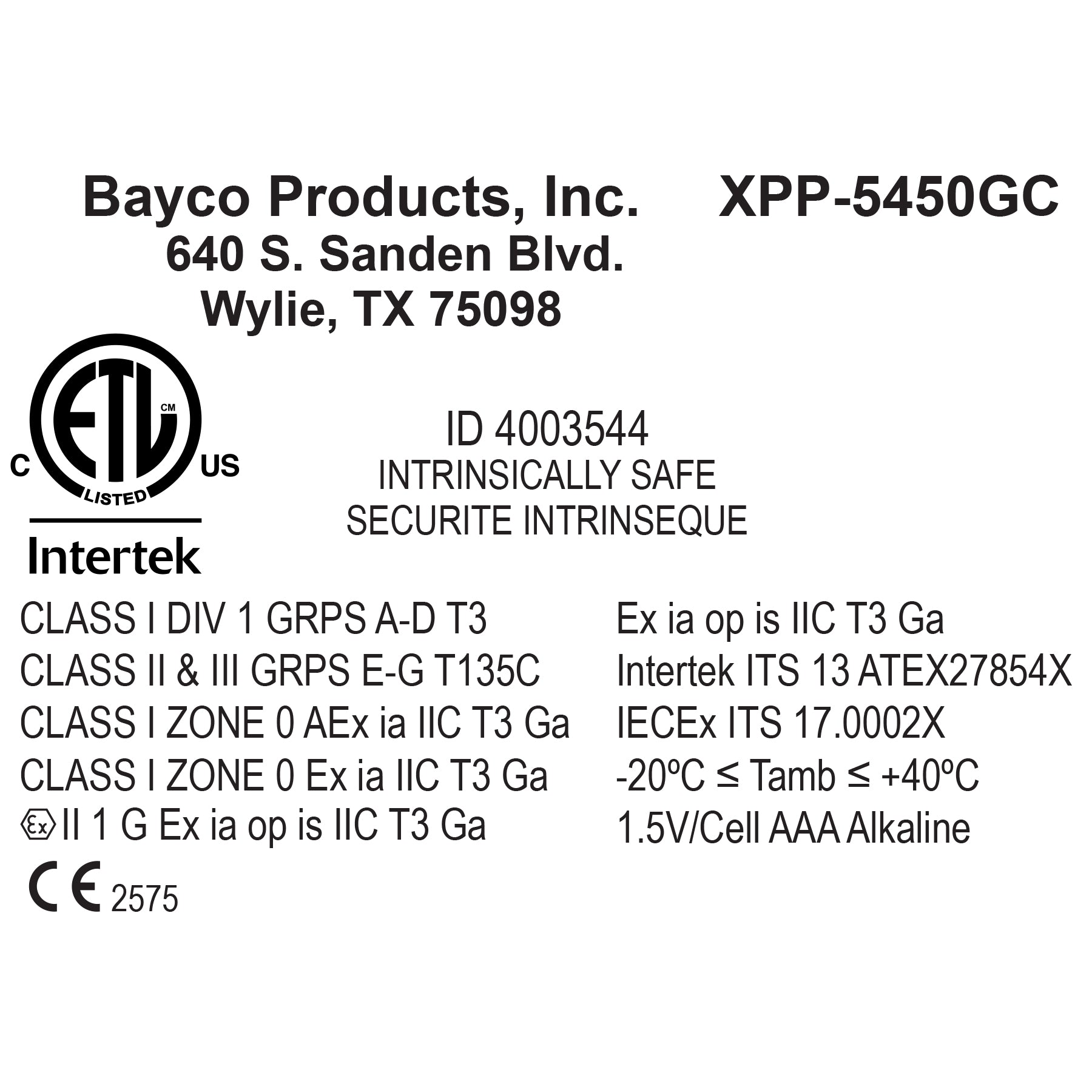 XPP-5450GC: Intrinsically Safe Dual-Function Headlamp with Hard