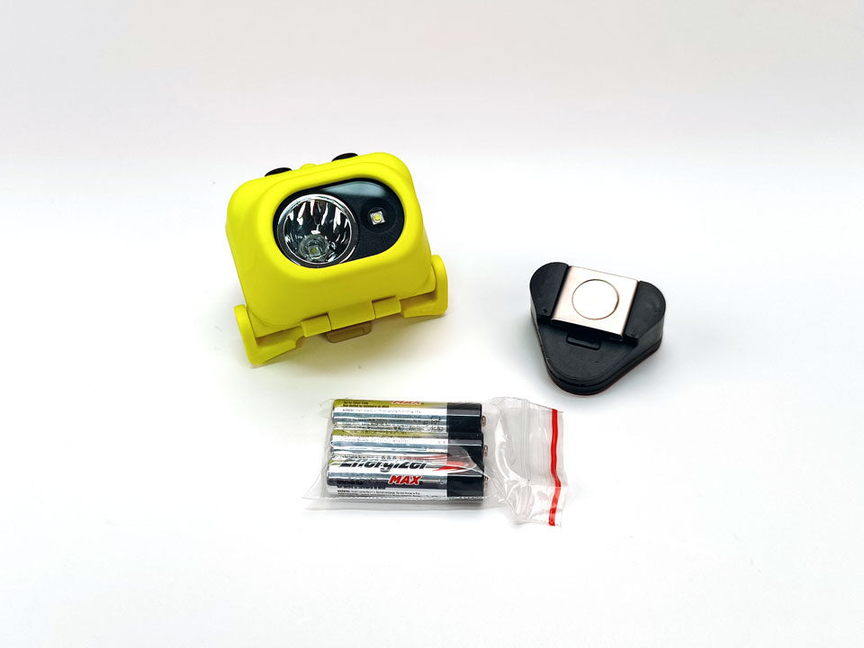 patoHIDライトトラップ XPP-5454GC: Intrinsically Safe Dual-Light Headlamp w/Hard Hat Clip