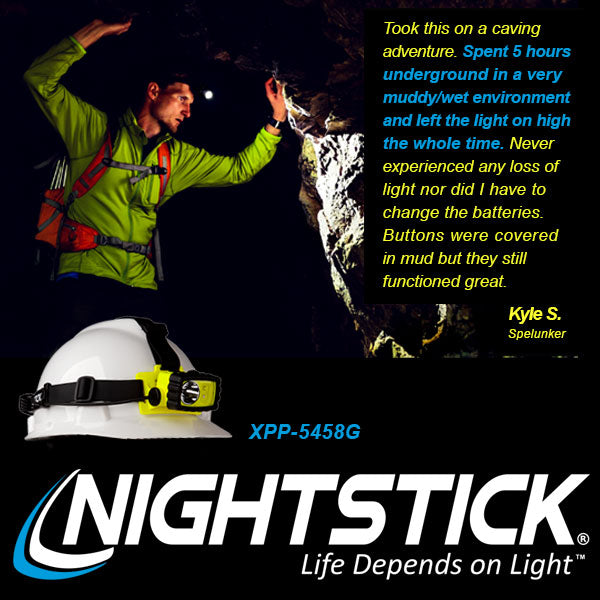 XPP-5458G: [Zone 0] IS Permissible Dual-Light Headlamp