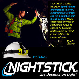XPP-5458G: [Zone 0] IS Permissible Dual-Light Headlamp