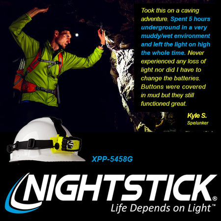 XPP-5458G: [Zone 0] IS Permissible Dual-Light Headlamp