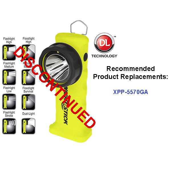 XPP-5570G: Intrinsically Safe Dual-Light® Angle Light – 6AA