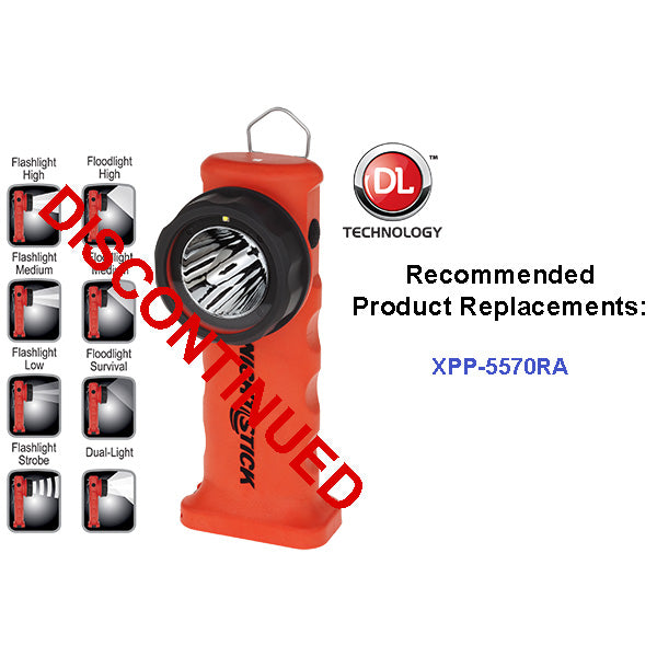 XPP-5570R: Intrinsically Safe Dual-Light™ Angle Light – 6AA