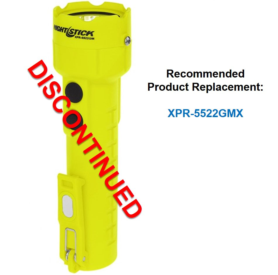 XPR-5522GM: Intrinsically Safe Rechargeable Dual-Light™ Flashlight