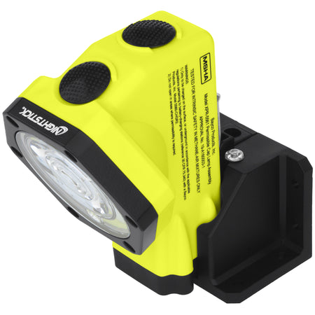 XPR-5561GC: [Zone 0] IS Permissible Rechargeable ATEX Dual-Light Cap Lamp w/Mount