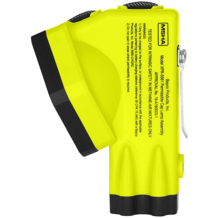 XPR-5561G: [Zone 0] IS Permissible Rechargeable ATEX Dual-Light Cap Lamp