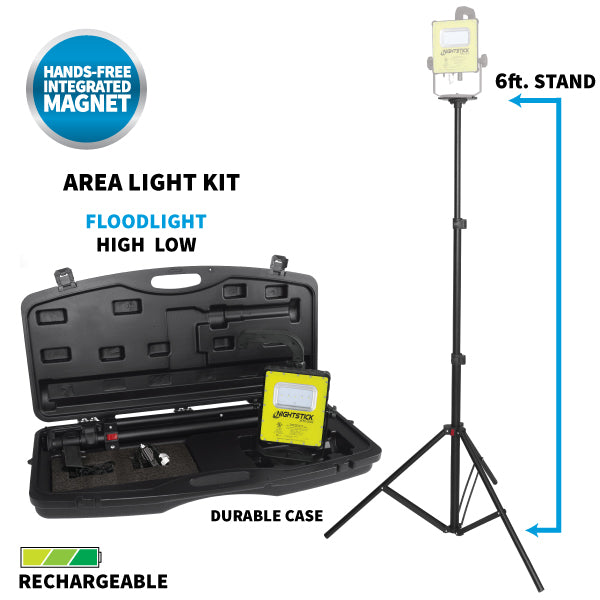 XPR-5592GCX: Intrinsically Safe Rechargeable LED Scene Light Kit