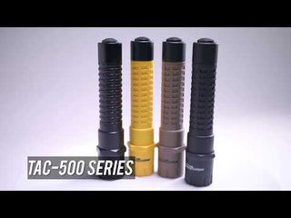 TAC-500YDC: Polymer Multi-Function Tactical Flashlight - Rechargeable (no AC power supply)