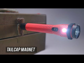 NSR-9920XLDC: Polymer Dual-Light Rechargeable Flashlight w/Magnet (no AC power supply)