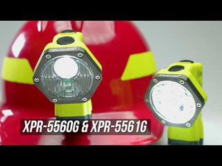 XPR-5561GC: [Zone 0] IS Permissible Rechargeable ATEX Dual-Light Cap Lamp w/Mount